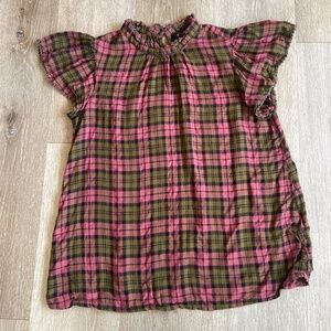 Down east stylish Autumn plaid blouse